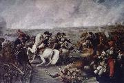 unknow artist Napoleon in battle wide Wagram Sweden oil painting artist